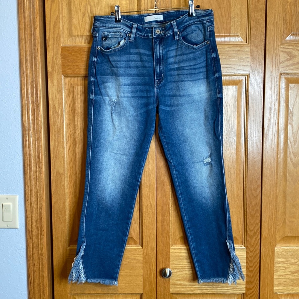 KanCan raw hem med wash jeans size 15/31